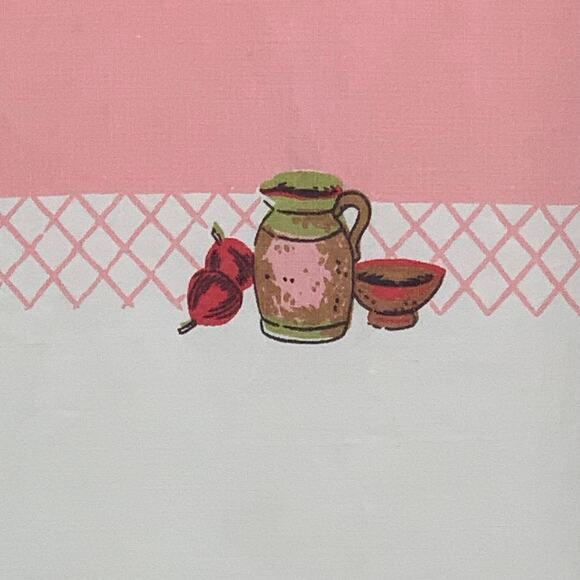 Tablecloth Blue White Embroidered Floral Striped Edge Vintage READ - Picture 3 of 14